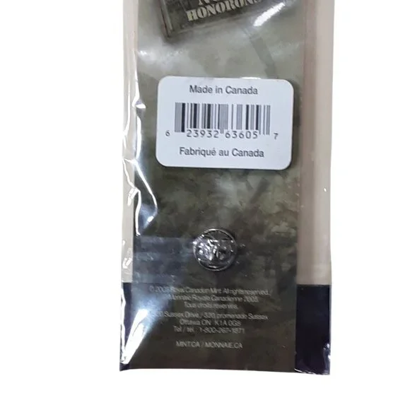 Royal Canadian Mint Special Edition Bookmark With Commemorative Coins “We Rememb - Picture 5 of 7